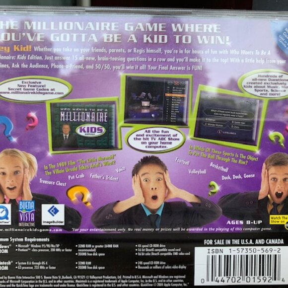 Set of Games - Who Wants to be a Millionaire-Adult & Kid Version - Picture 5 of 11